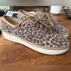 A.P.C. Brown Leopard Print Men’s Sneakers - Size 11 (EUR 44)